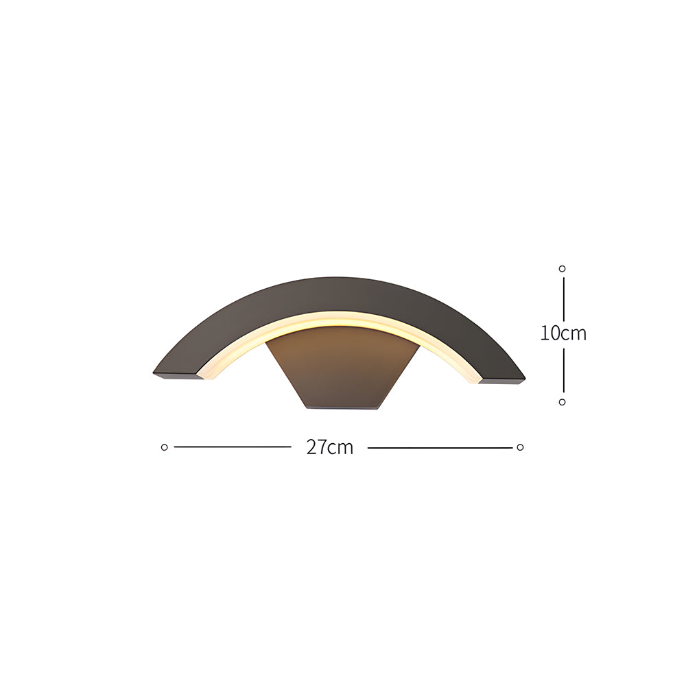 Modern Outdoor Wall Light with IP65 Waterproof LED Illumination