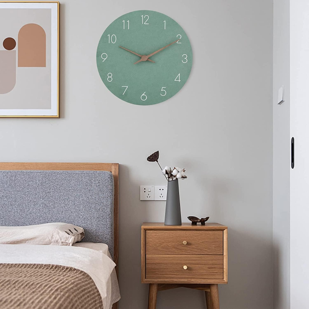 Nork Minimalist Wall Clock – Contemporary Wooden Design