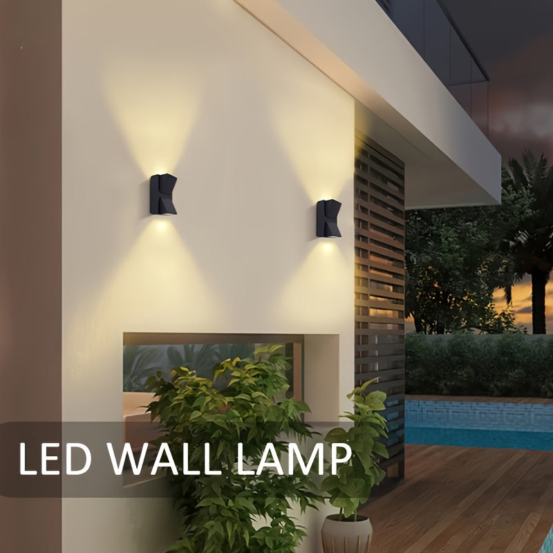 Modern LED Outdoor Wall Light – Waterproof Decorative Lighting, 3W/6W