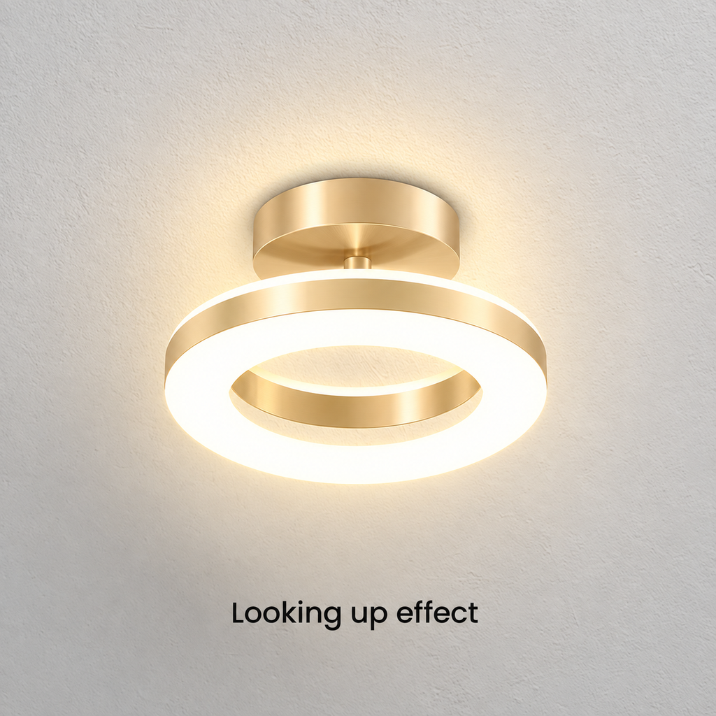 Modern Acrylic Round LED Ceiling Light for Hallways & Entryways