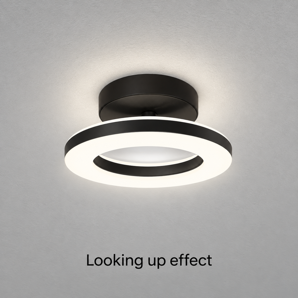 Modern Acrylic Round LED Ceiling Light for Hallways & Entryways