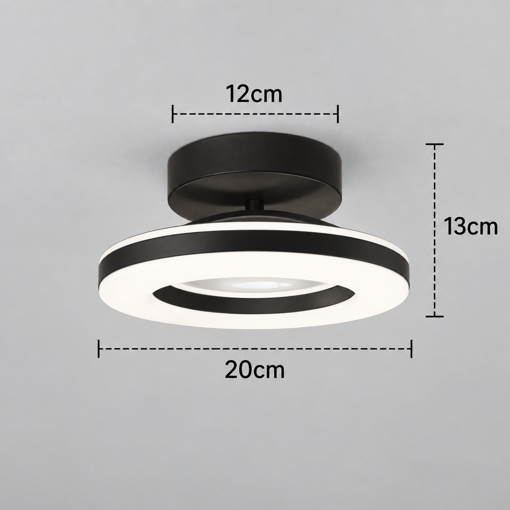 Modern Acrylic Round LED Ceiling Light for Hallways & Entryways
