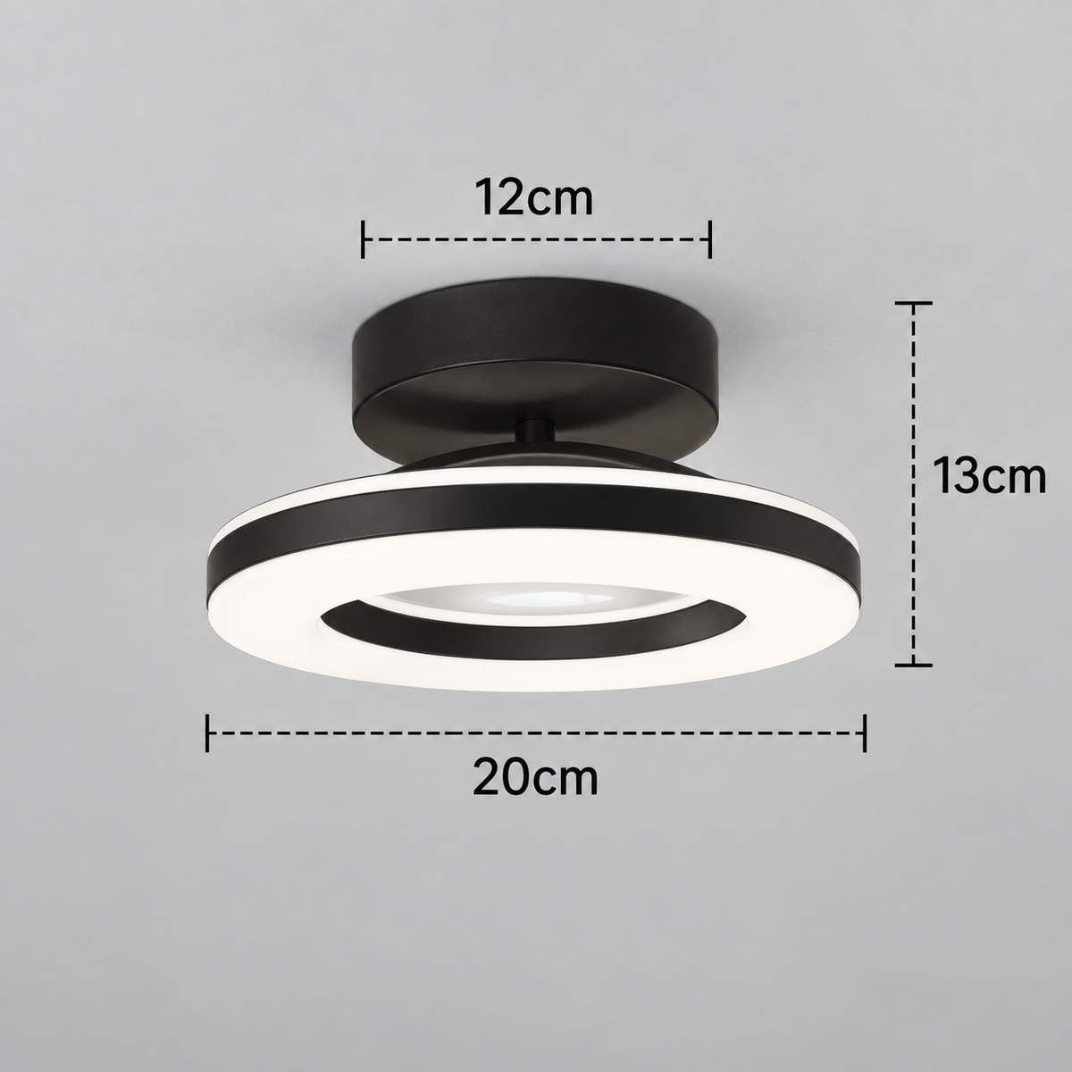 Modern Acrylic Round LED Ceiling Light for Hallways & Entryways