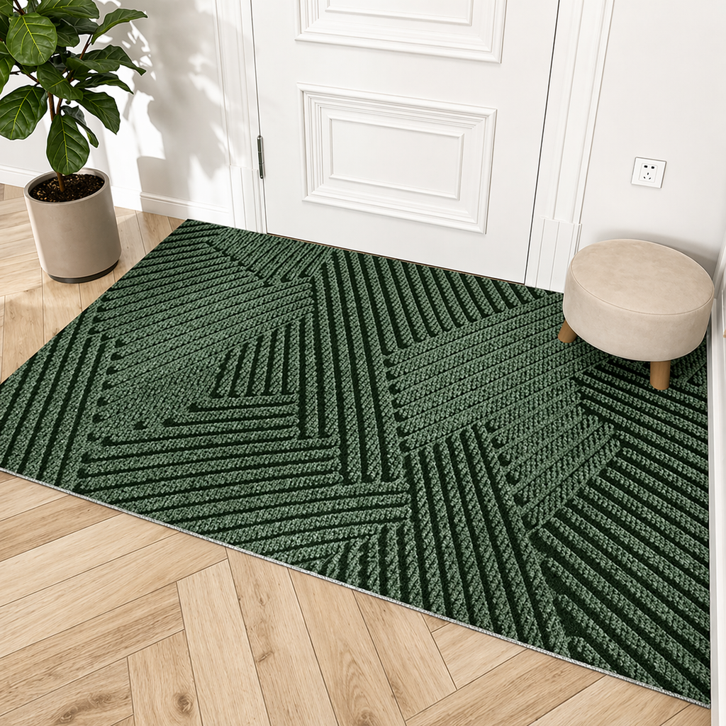 Durable Non-Slip Door Mat | Modern Dirt-Resistant Entryway Rug