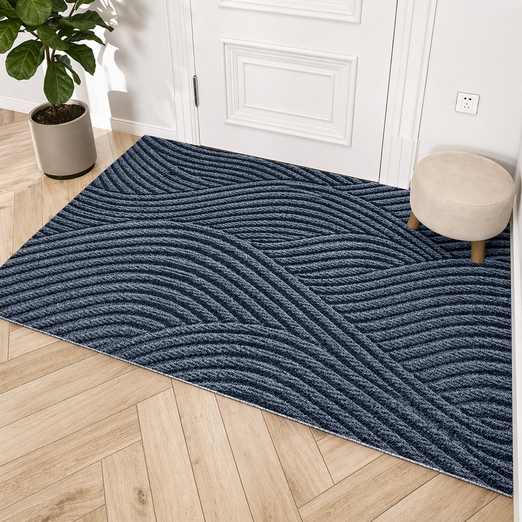 Durable Non-Slip Door Mat | Modern Dirt-Resistant Entryway Rug