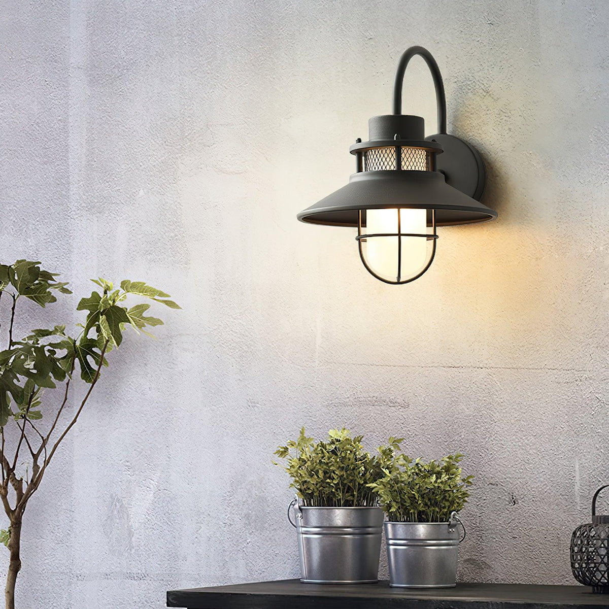 Felix Industrial Outdoor Wall Lamp – Waterproof Exterior Light Fixture