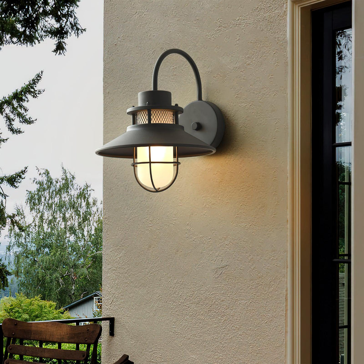 Felix Industrial Outdoor Wall Lamp – Waterproof Exterior Light Fixture