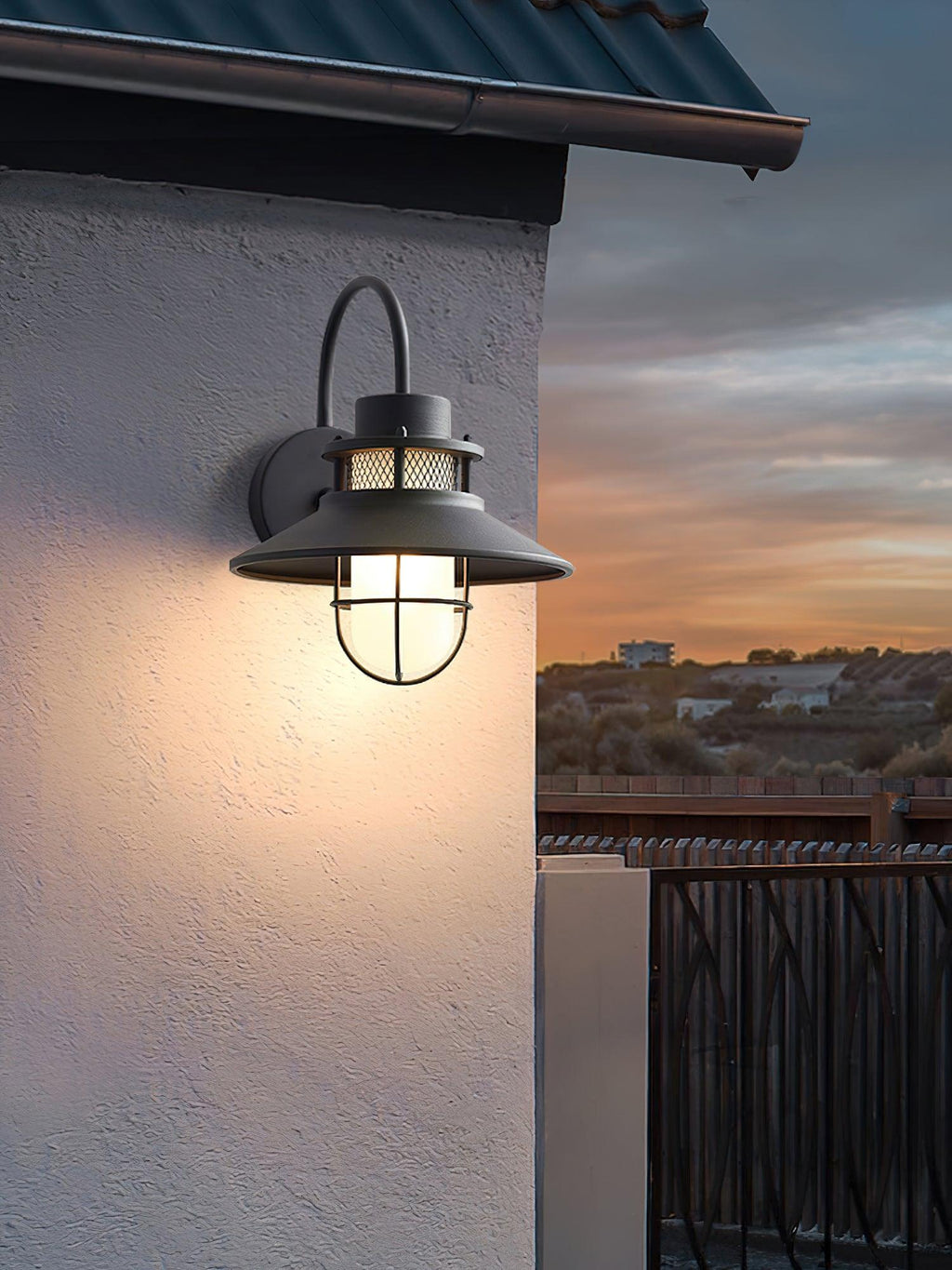 Felix Industrial Outdoor Wall Lamp – Waterproof Exterior Light Fixture