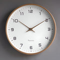 Nordic Wall Clock | Minimalist Wooden Frame with Elegant Modern Design
