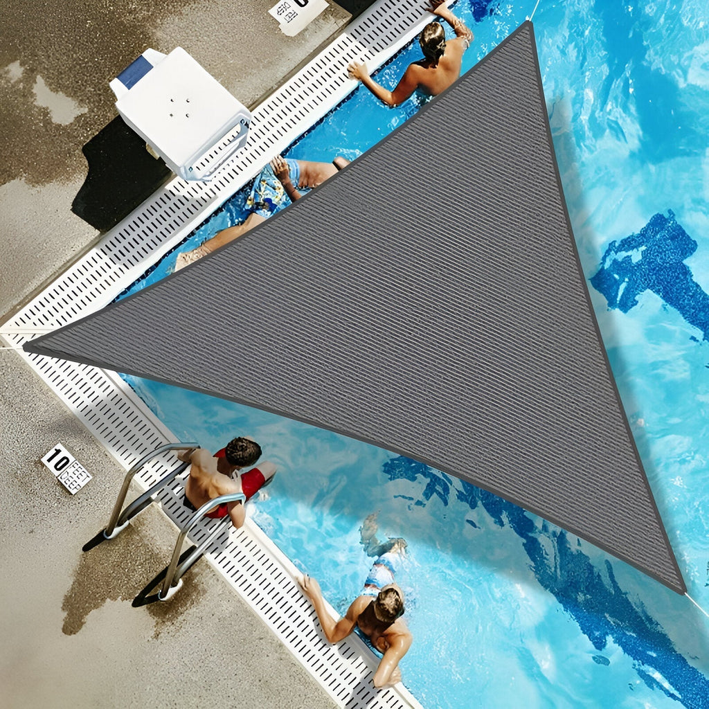 TriBlocker Waterproof UV-Protective Triangle Shade Sail for Stylish Outdoor Coverage