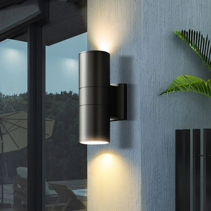 Modern Outdoor Wall Light – Waterproof Up & Down LED Sconce