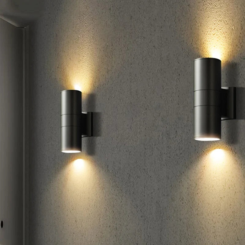 Modern Outdoor Wall Light – Waterproof Up & Down LED Sconce