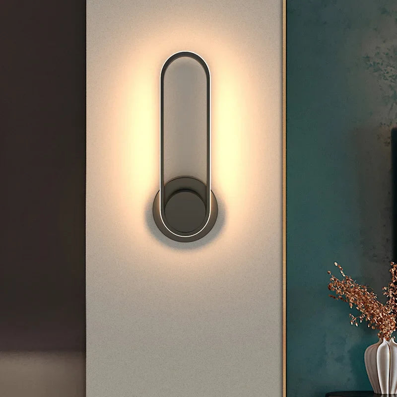 Modern LED Wall Light | 330° Rotating Aluminum Sconce