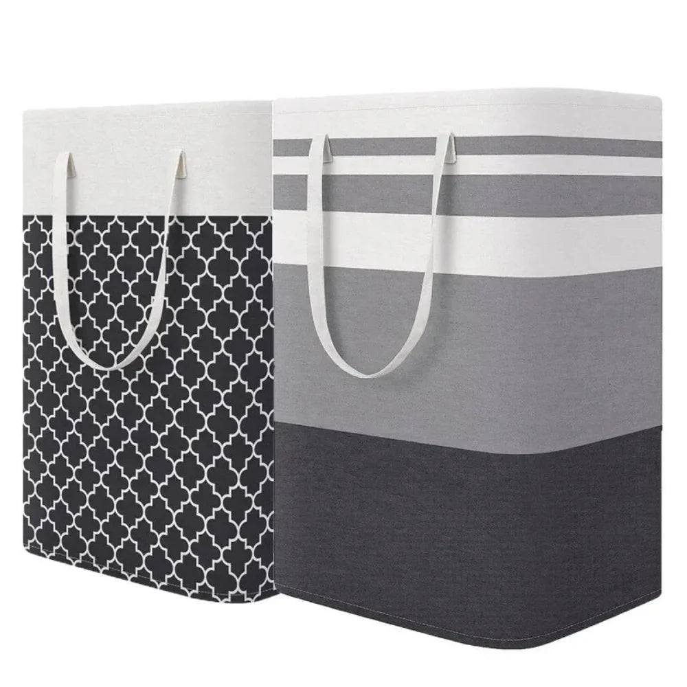 Lauva | 75L Waterproof Laundry Basket | Foldable Fabric Clothes Hamper with Durable Handles