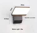 LumiFold Outdoor Wall Light – IP65 Waterproof, with Optional Motion Sensor