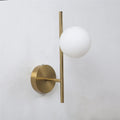 Astra Wall Light | Modern Dual-Globe Gold Design