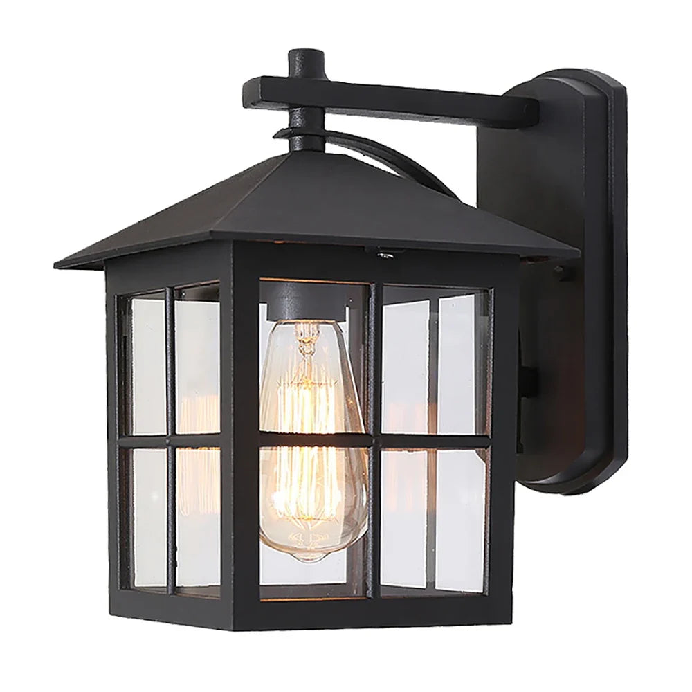 Camden Vintage Outdoor Wall Lamp – E27 Lantern-Style Sconce