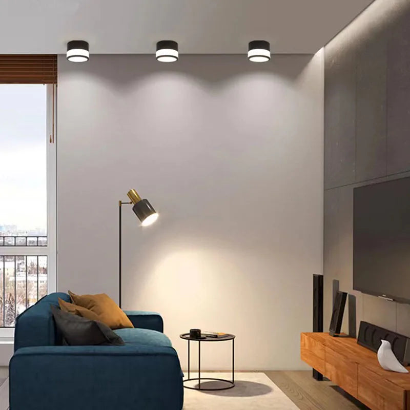 Nordic Surface-Mounted LED Downlight – 9W/15W Modern Ceiling Light