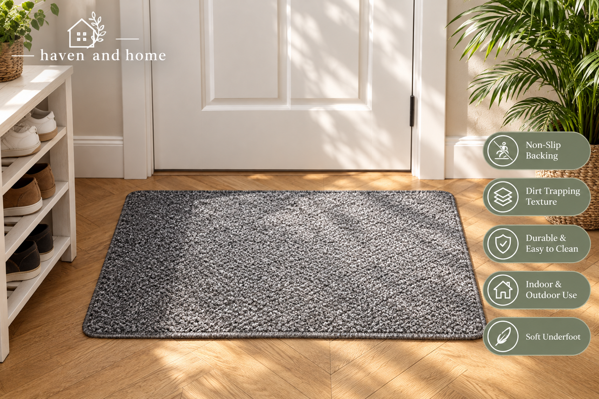 HavenJute™ Faux Jute Outdoor Doormat – Stylish Entrance Rug