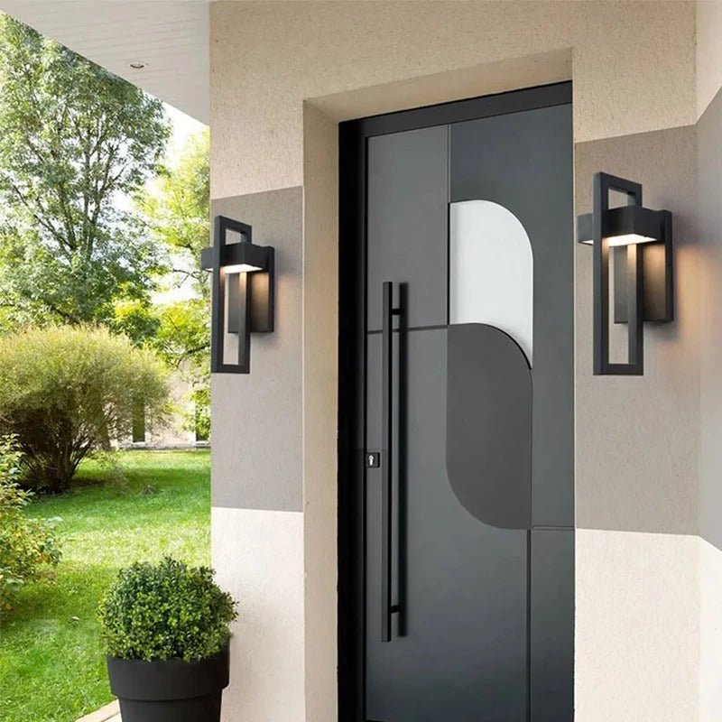 Modern Scandinavian Outdoor Wall Light – Sleek Aluminium LED Wall Lamp