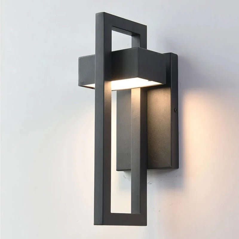 Modern Scandinavian Outdoor Wall Light – Sleek Aluminium LED Wall Lamp