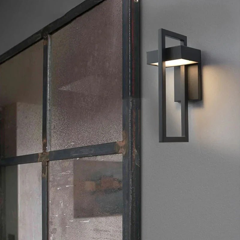 Modern Scandinavian Outdoor Wall Light – Sleek Aluminium LED Wall Lamp