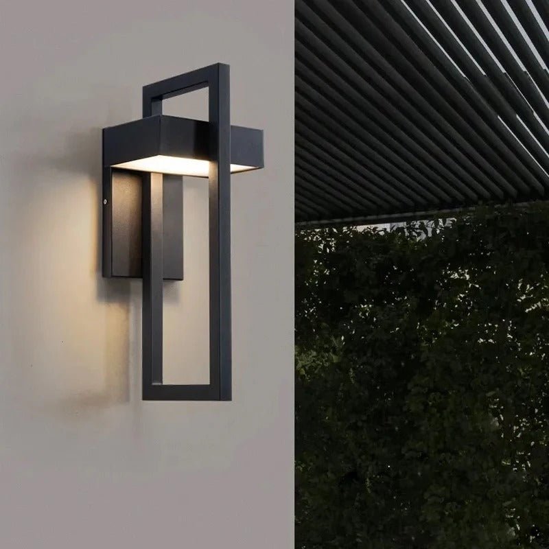 Modern Scandinavian Outdoor Wall Light – Sleek Aluminium LED Wall Lamp