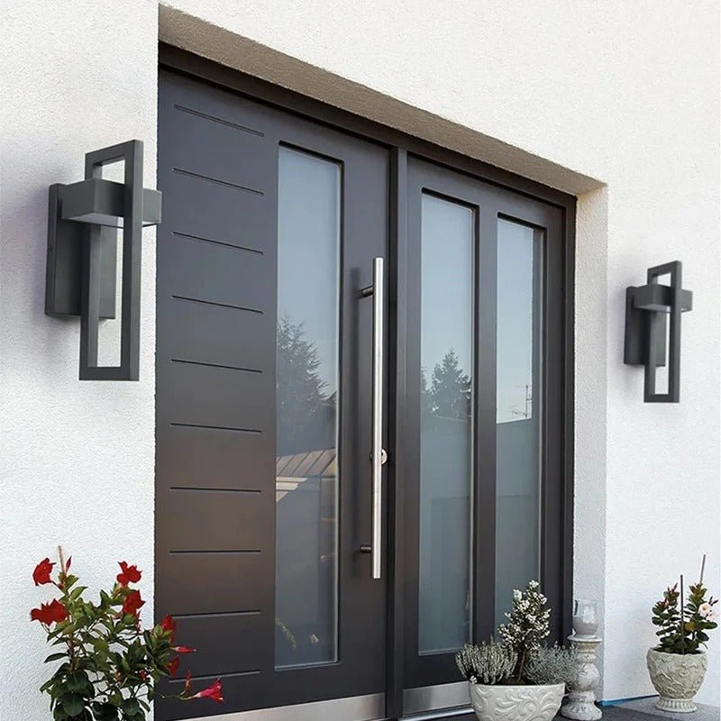 Modern Scandinavian Outdoor Wall Light – Sleek Aluminium LED Wall Lamp