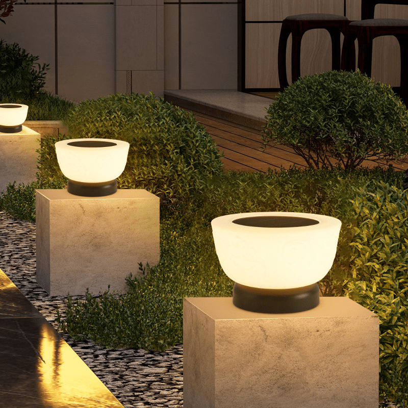 Solar-Powered Landing Light | Outdoor LED Pathway Lamp