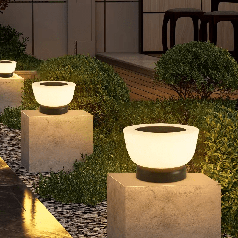 Solar-Powered Landing Light | Outdoor LED Pathway Lamp