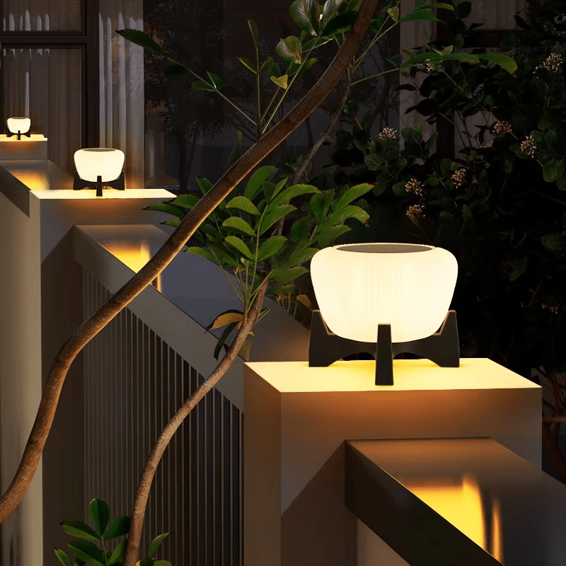Solar-Powered Landing Light | Outdoor LED Pathway Lamp